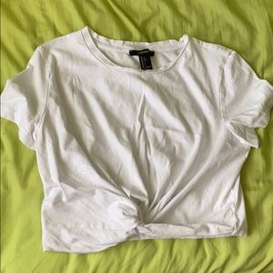Forever 21 white crop top